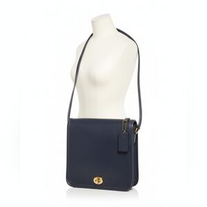 Vintage 80s Coach Companion Bag: #9620 Dark Navy 7.5x8